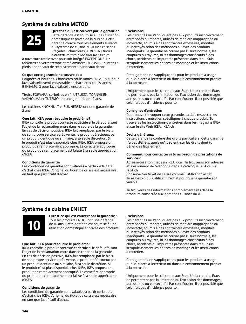 Catalogue IKEA - CUISINES IKEA, page 00144
