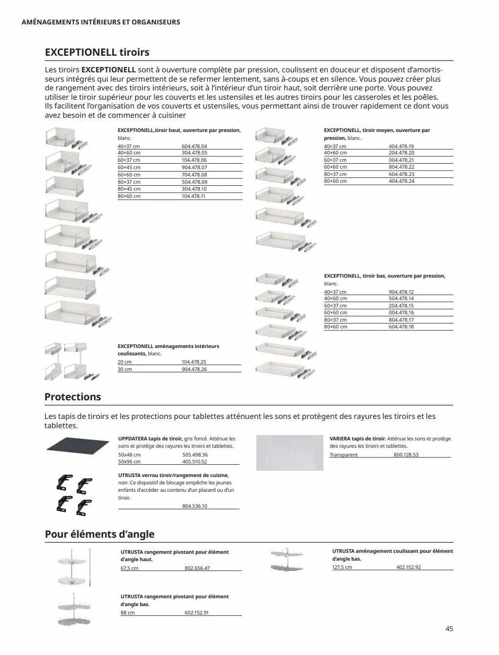 Catalogue IKEA CUISINES Guide d’achat 2023, page 00045