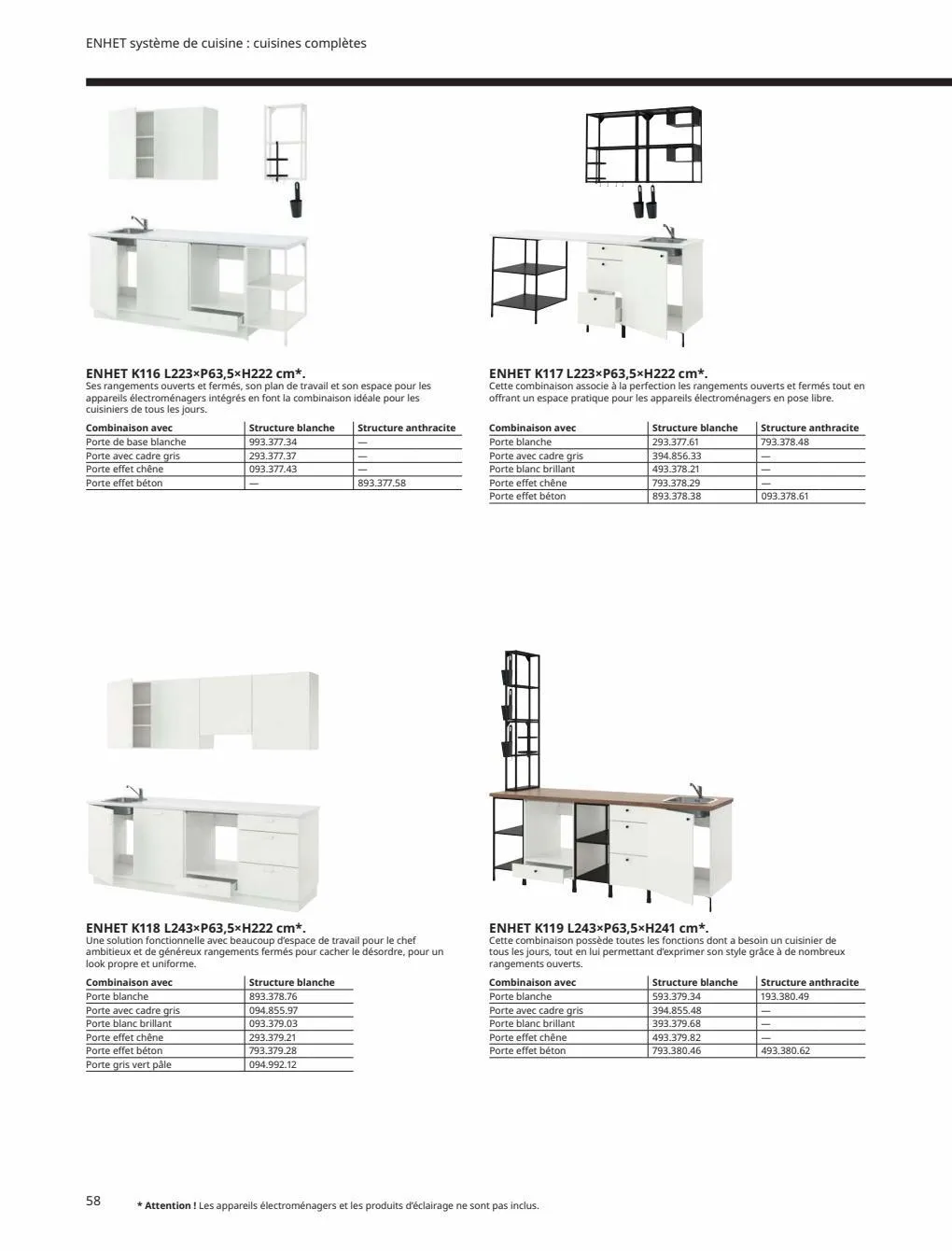 Catalogue IKEA CUISINES Guide d’achat 2023, page 00058