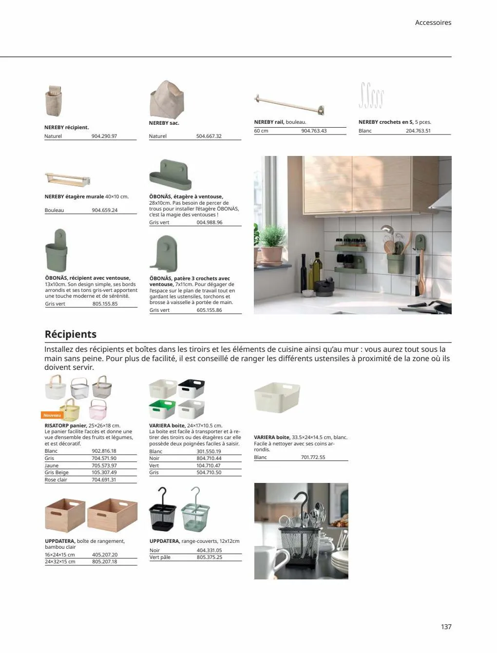 Catalogue IKEA CUISINES Guide d’achat 2023, page 00137
