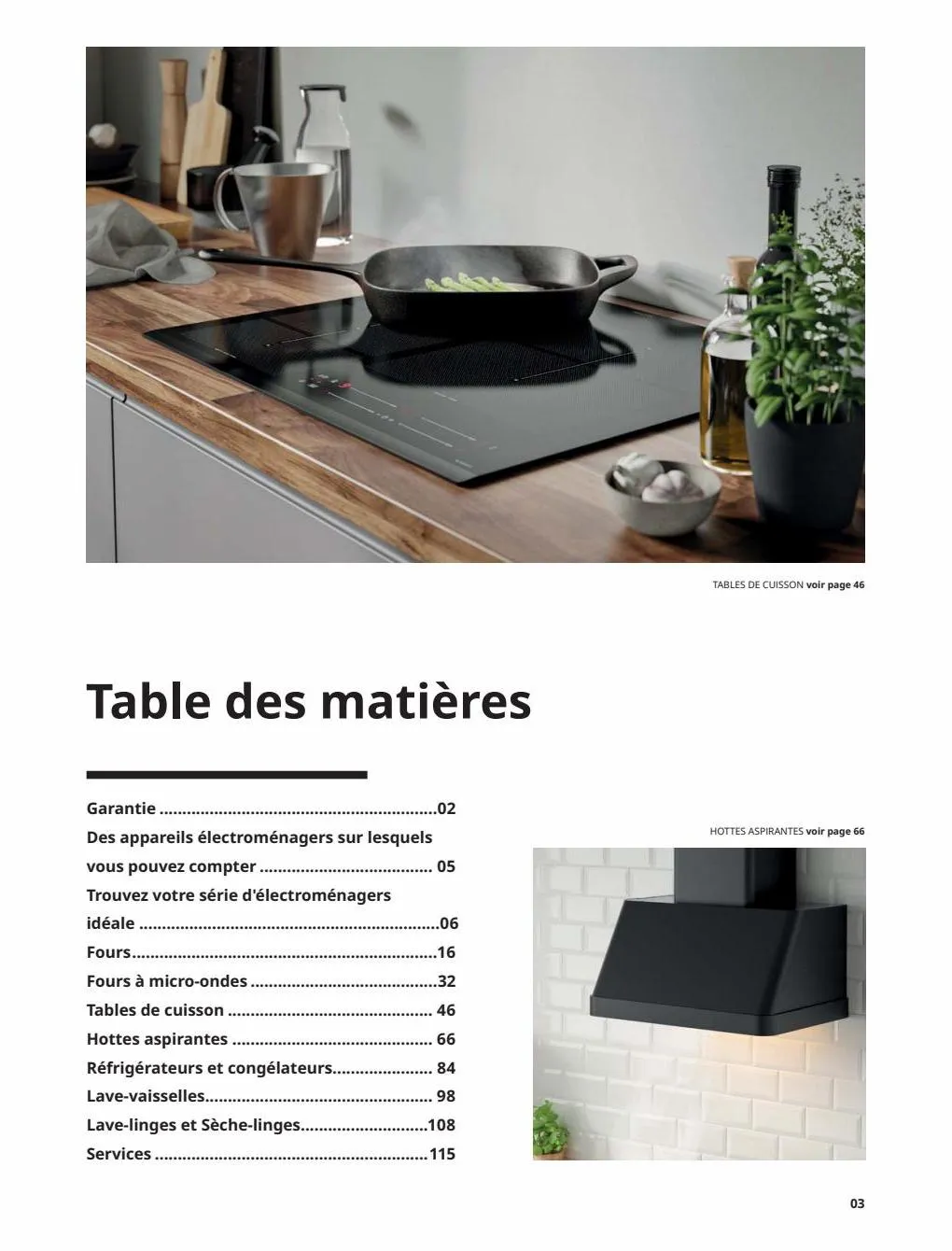 Catalogue IKEA ÉLECTROMÉNAGER Guide d’achat 2023, page 00003