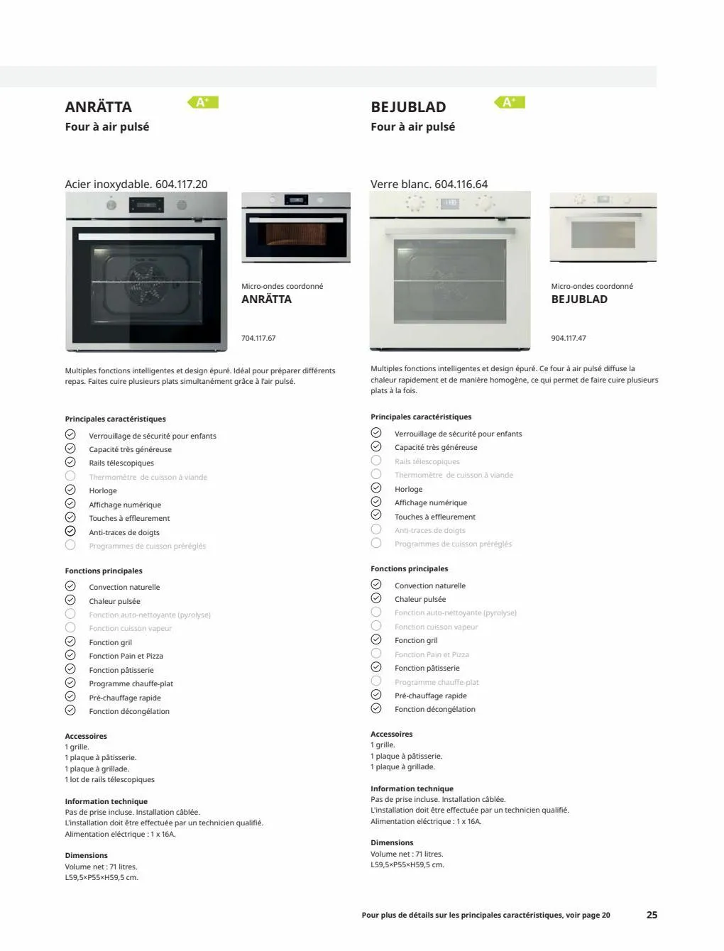 Catalogue IKEA ÉLECTROMÉNAGER Guide d’achat 2023, page 00025