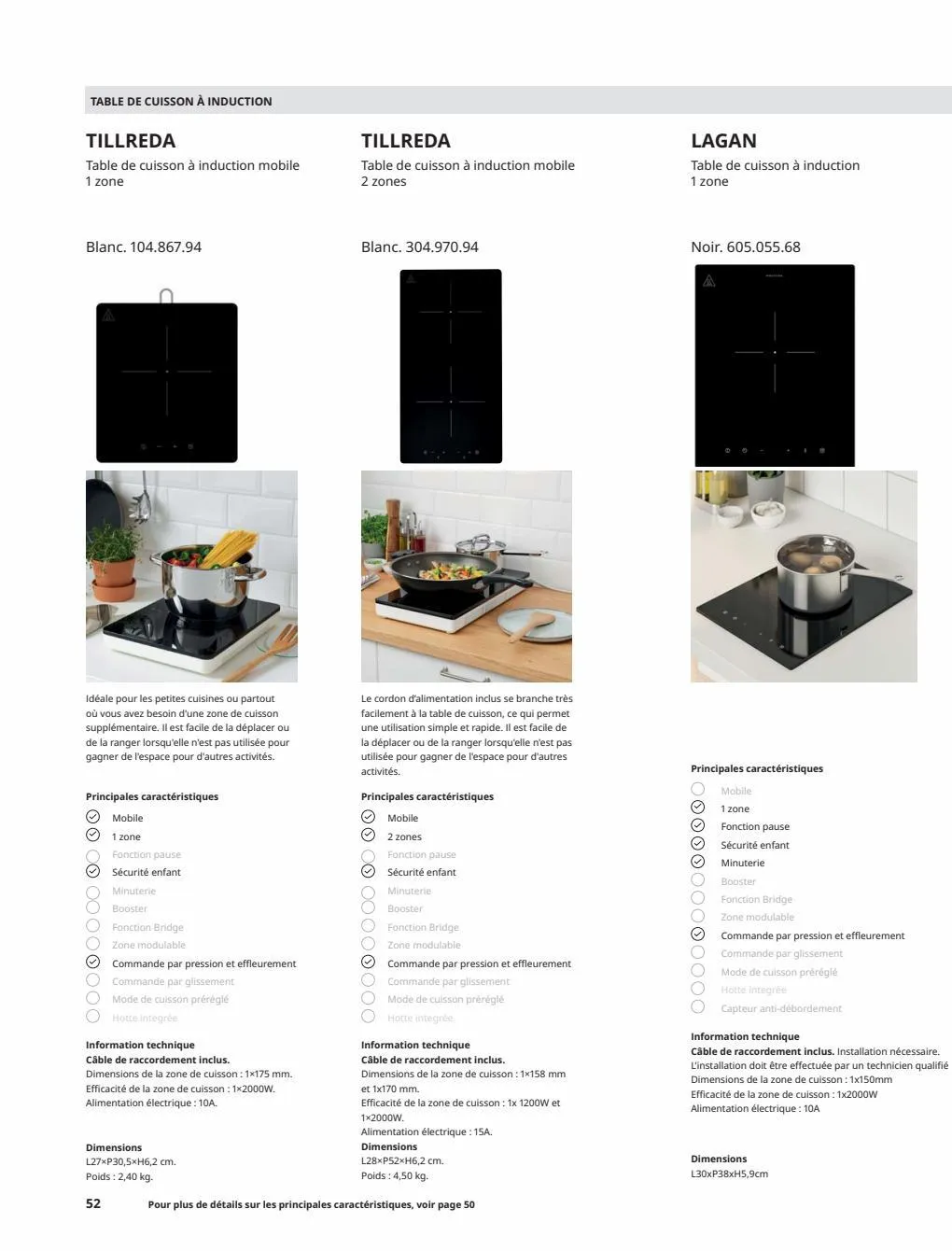 Catalogue IKEA ÉLECTROMÉNAGER Guide d’achat 2023, page 00052