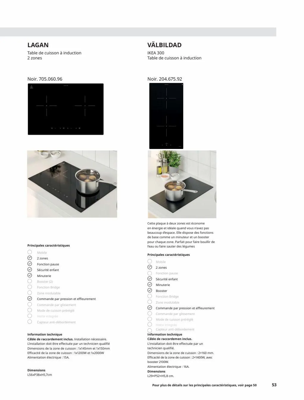 Catalogue IKEA ÉLECTROMÉNAGER Guide d’achat 2023, page 00053