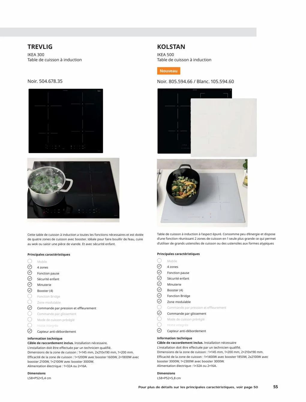 Catalogue IKEA ÉLECTROMÉNAGER Guide d’achat 2023, page 00055