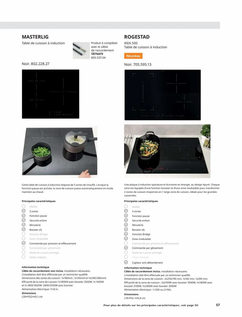 Catalogue IKEA ÉLECTROMÉNAGER Guide d’achat 2023, page 00057