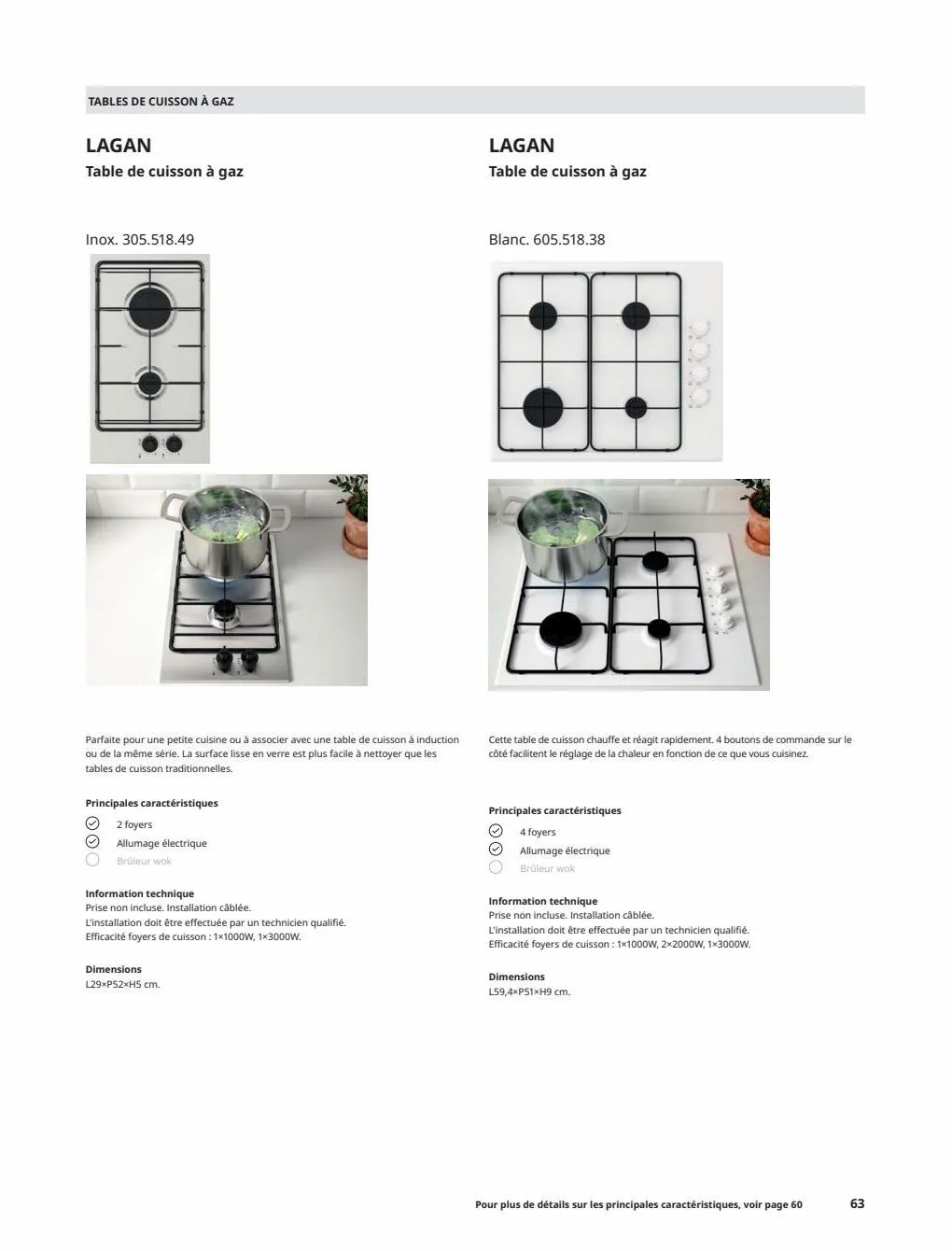 Catalogue IKEA ÉLECTROMÉNAGER Guide d’achat 2023, page 00063