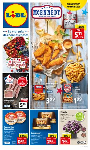 Promos de Discount Alimentaire | Catalogue de la semaine sur Lidl | 11/05/2022 - 17/05/2022