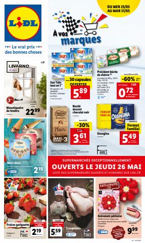 Promos de Discount Alimentaire à Lyon | Catalogue de la semaine sur Lidl | 25/05/2022 - 31/05/2022