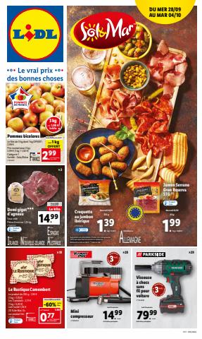 Promos de Discount Alimentaire | Catalogue de la semaine sur Lidl | 28/09/2022 - 04/10/2022