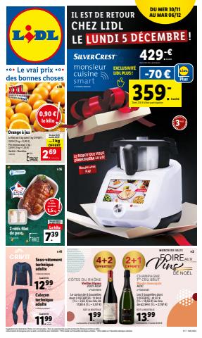 Catalogue Lidl à Rennes | Catalogue de la semaine | 30/11/2022 - 06/12/2022
