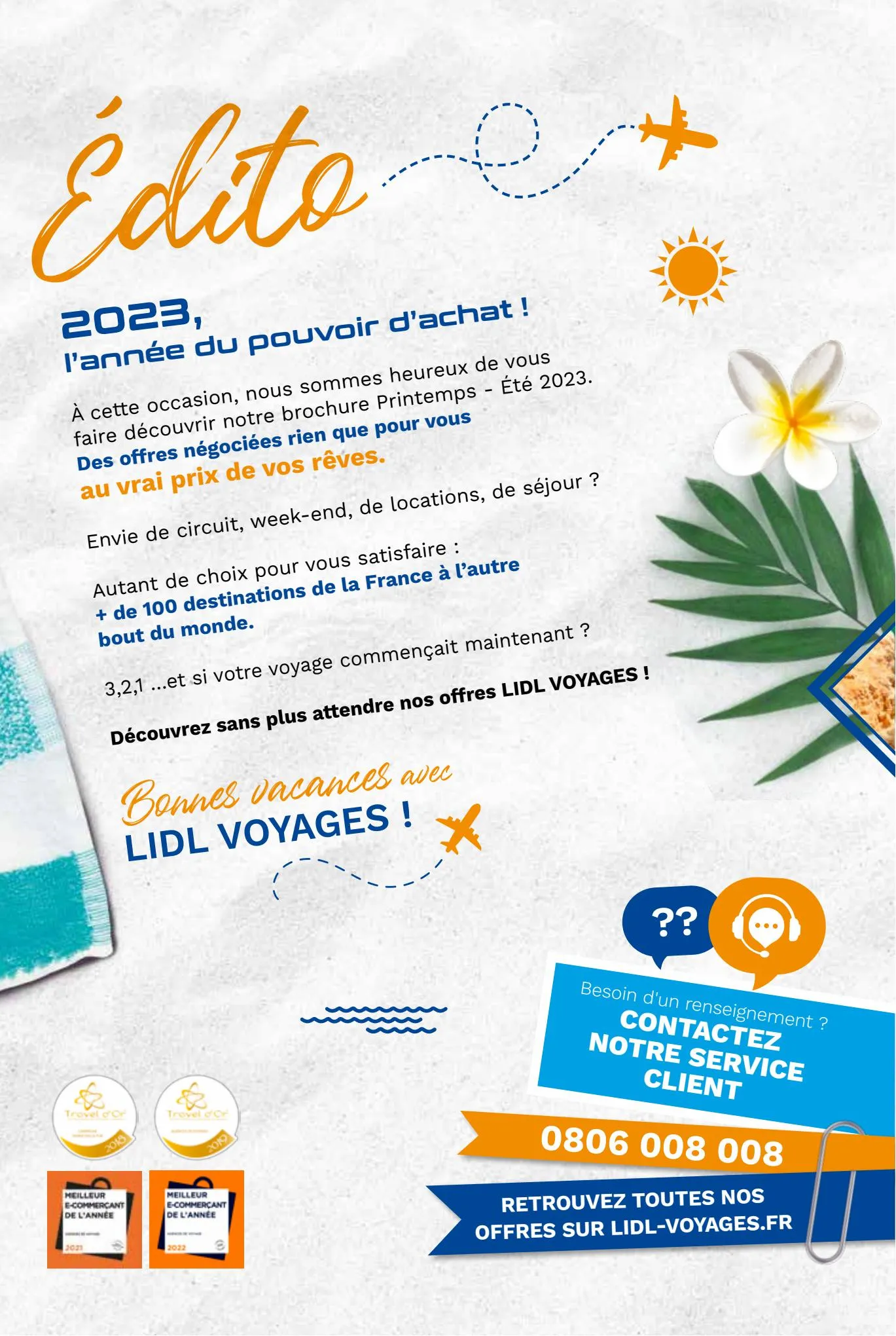 Catalogue Lidl Voyages | Printemps - Été, page 00002