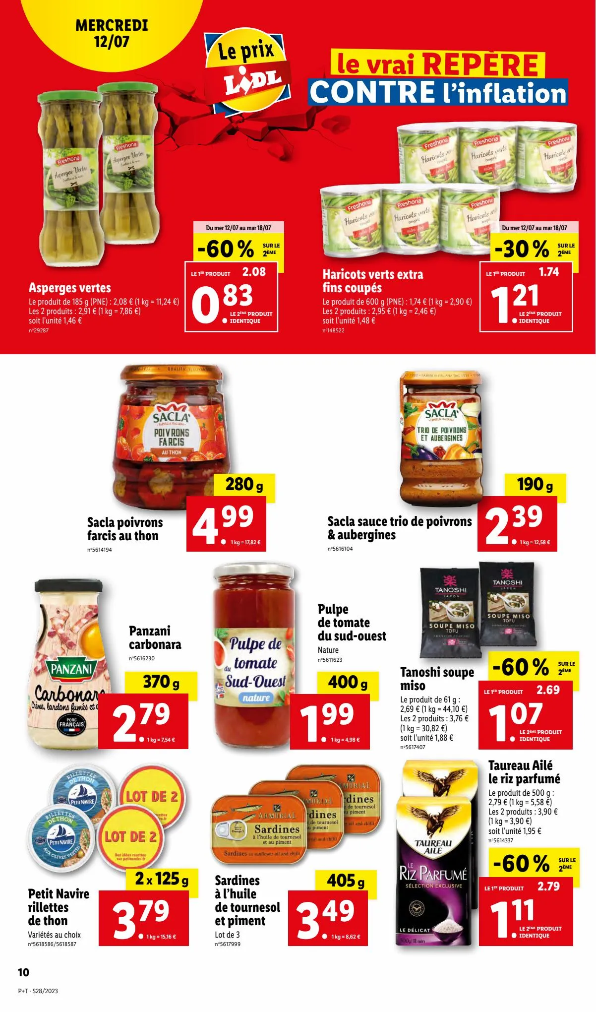 Catalogue Lidl, le vrai repère contre l'inflation, page 00010