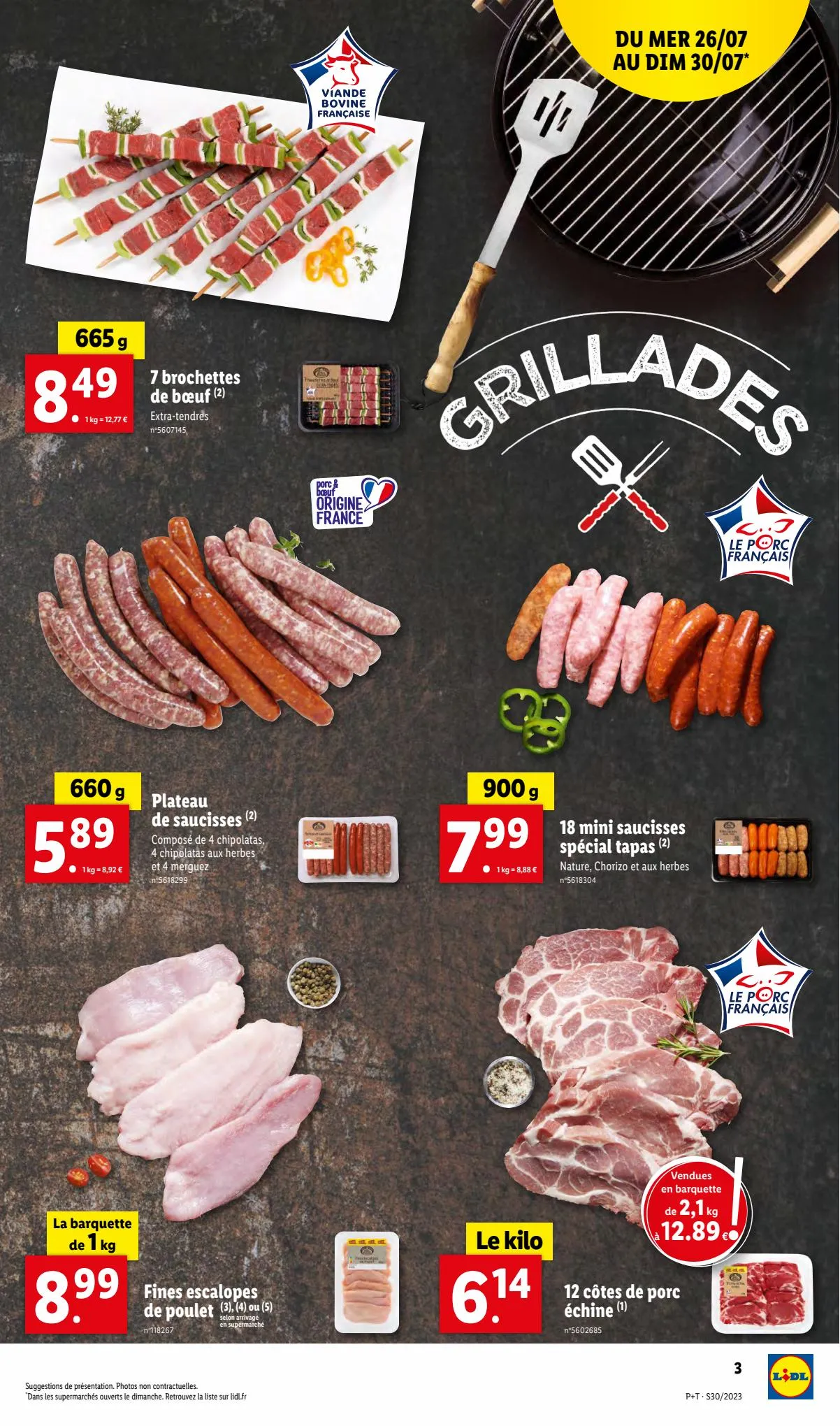 Catalogue Lidl te vrai REPÈRE CONTRE l'inflation, page 00003