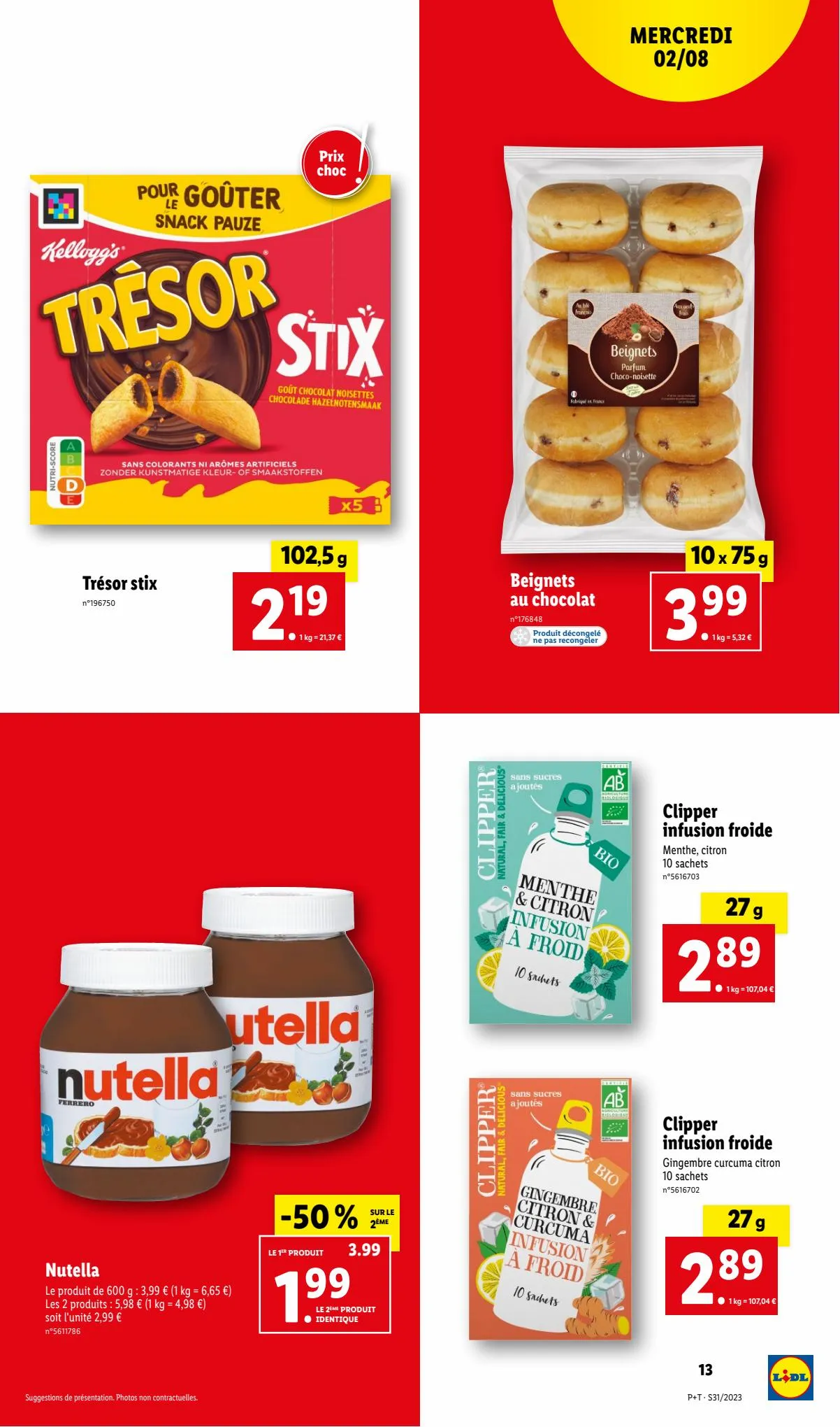 Catalogue Lidl te vrai REPÈRE CONTRE l'inflation, page 00013