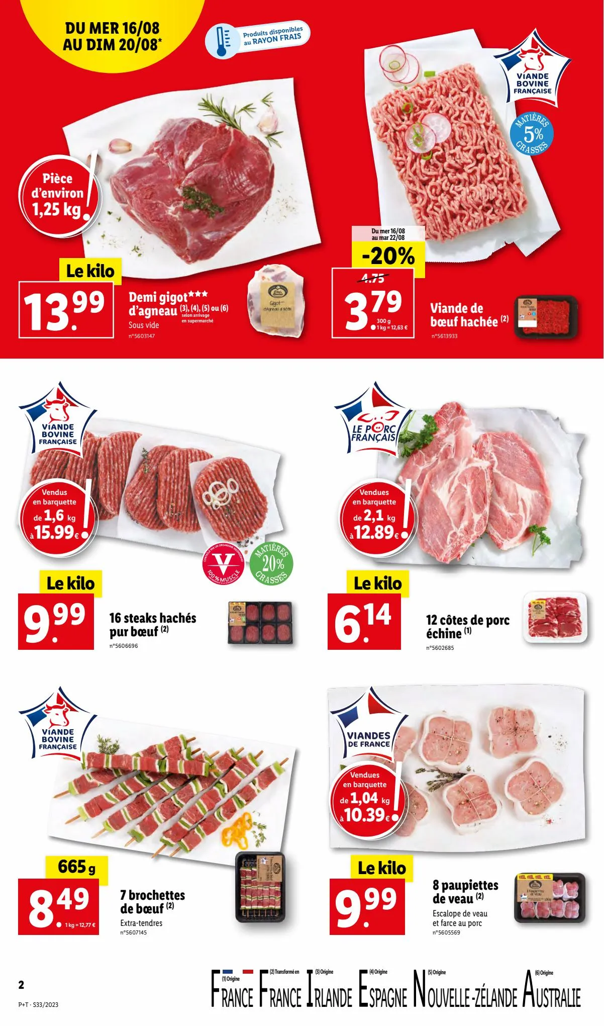 Catalogue Lidl te vrai REPÈRE CONTRE l'inflation, page 00002