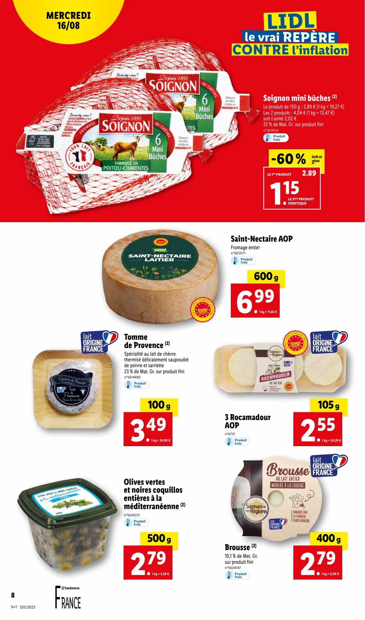 Catalogue Lidl te vrai REPÈRE CONTRE l'inflation, page 00008