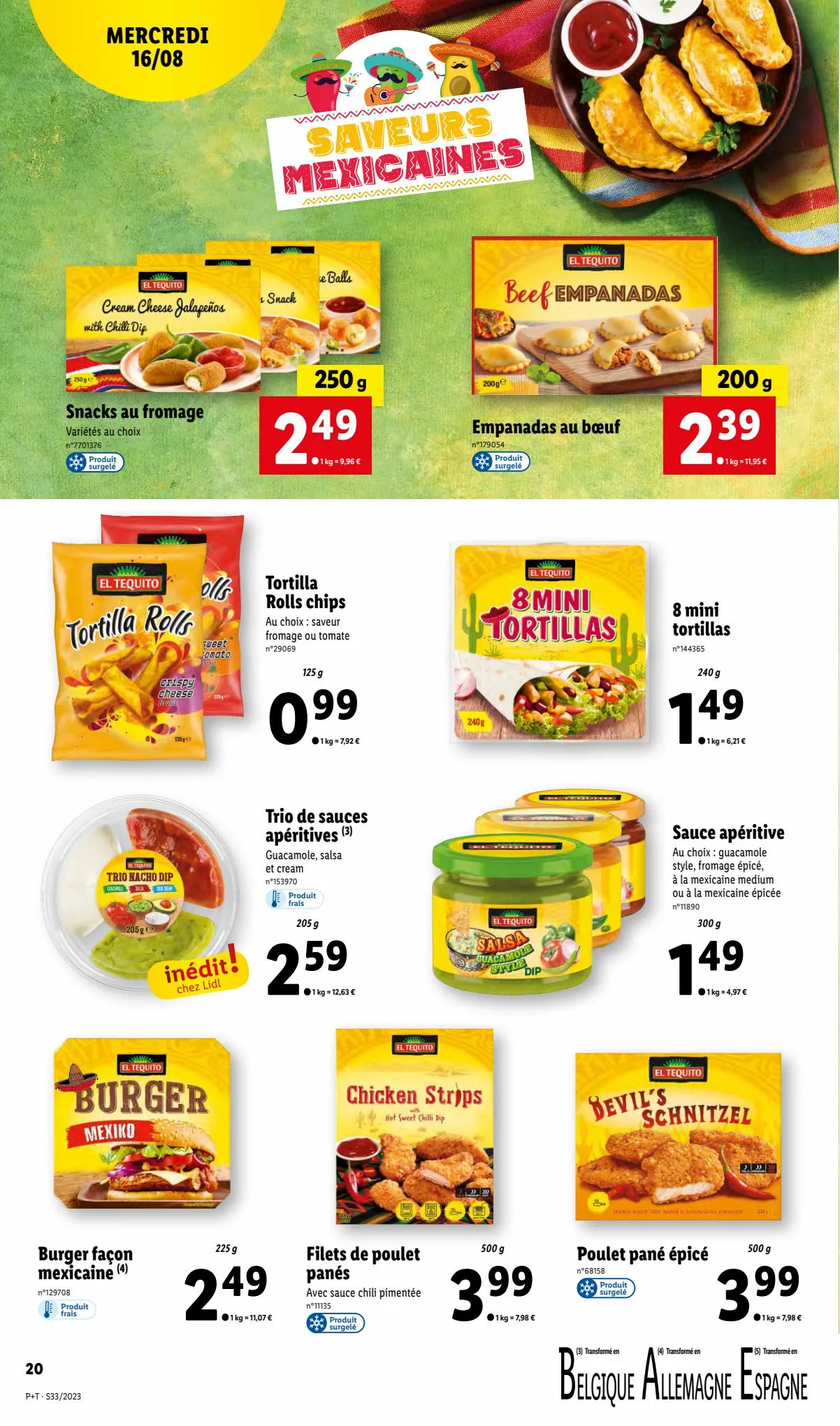 Catalogue Lidl te vrai REPÈRE CONTRE l'inflation, page 00020