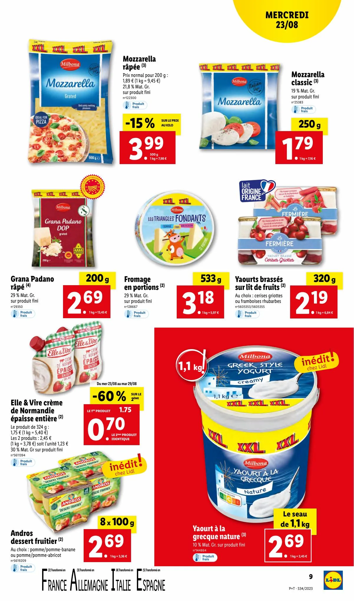 Catalogue Lidl te vrai REPÈRE CONTRE l'inflation, page 00009