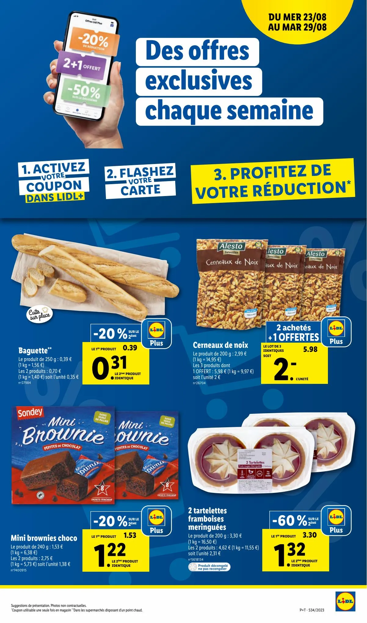 Catalogue Lidl te vrai REPÈRE CONTRE l'inflation, page 00023