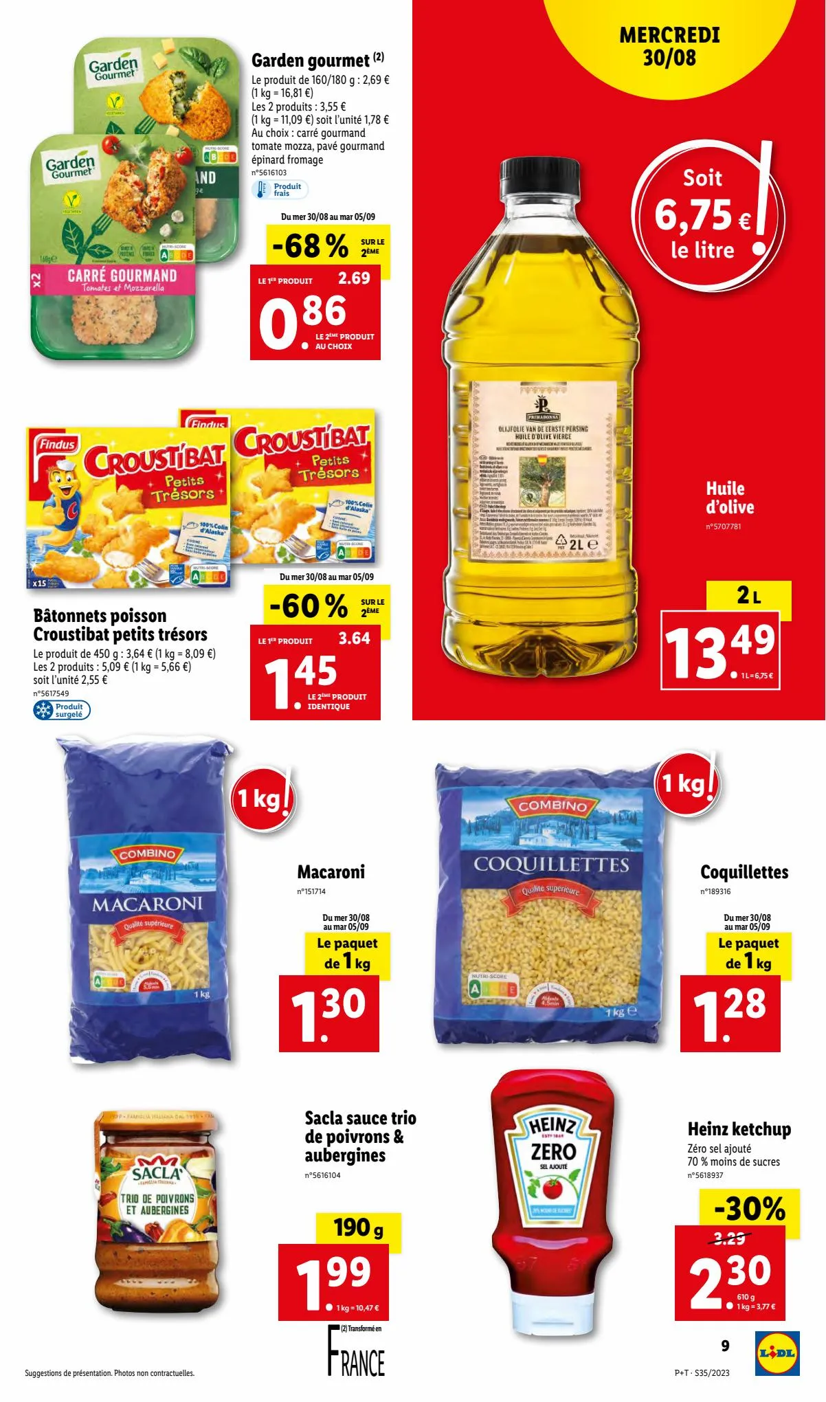 Catalogue Lidl te vrai REPÈRE CONTRE l'inflation, page 00009