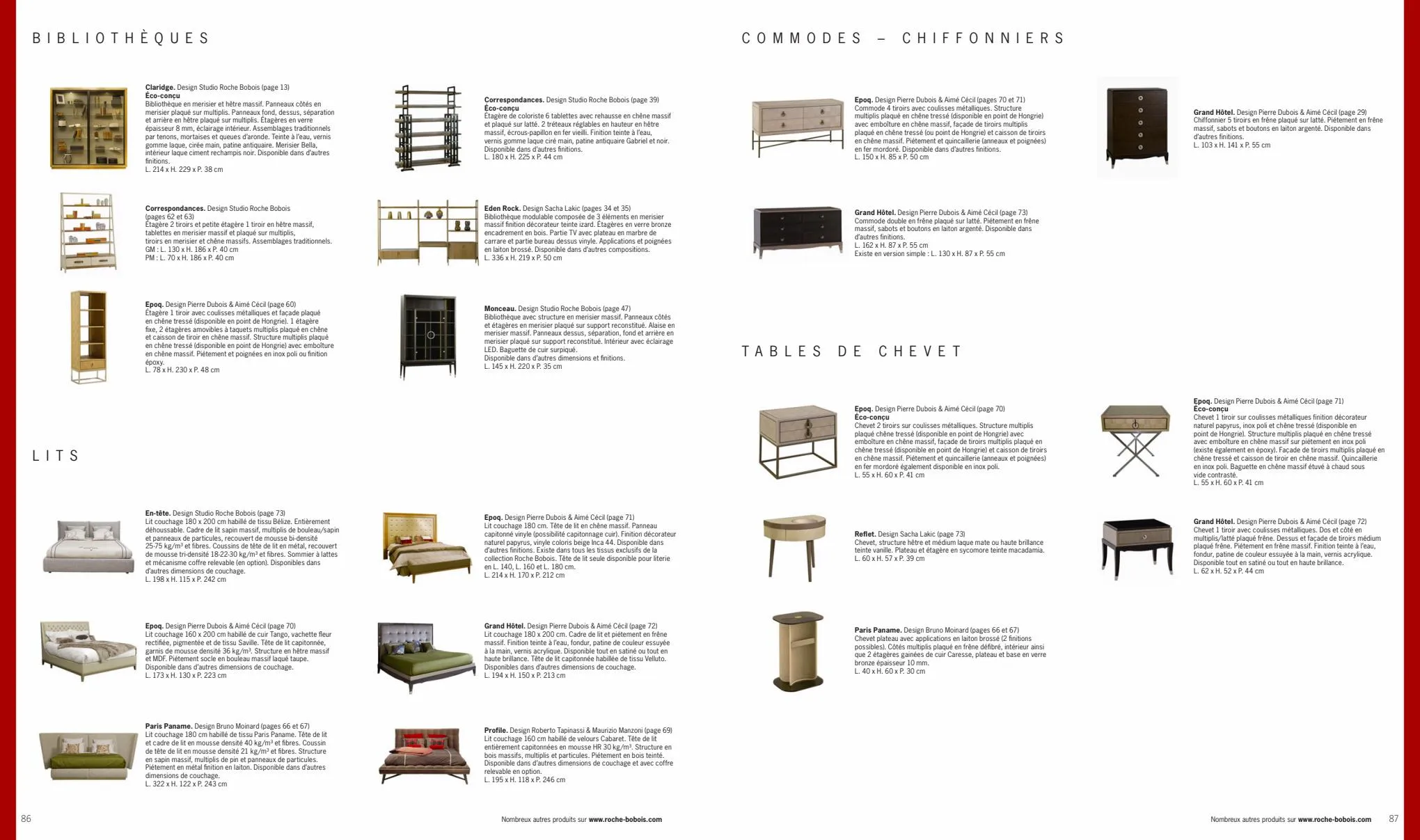 Catalogue Catalogue Roche Bobois, page 00044