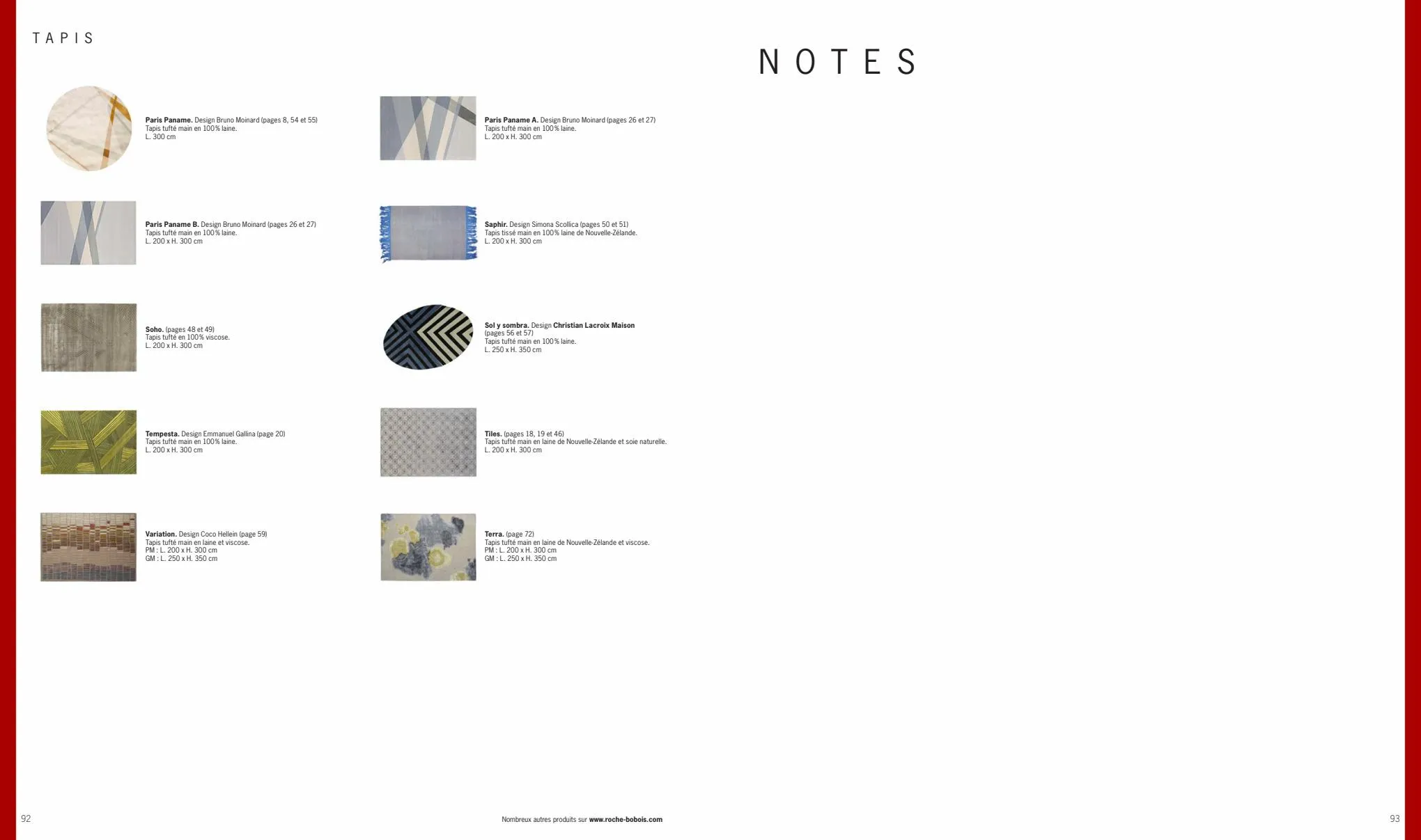 Catalogue Catalogue Roche Bobois, page 00047