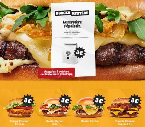 Catalogue Burger King | Promotions | 13/09/2022 - 02/10/2022