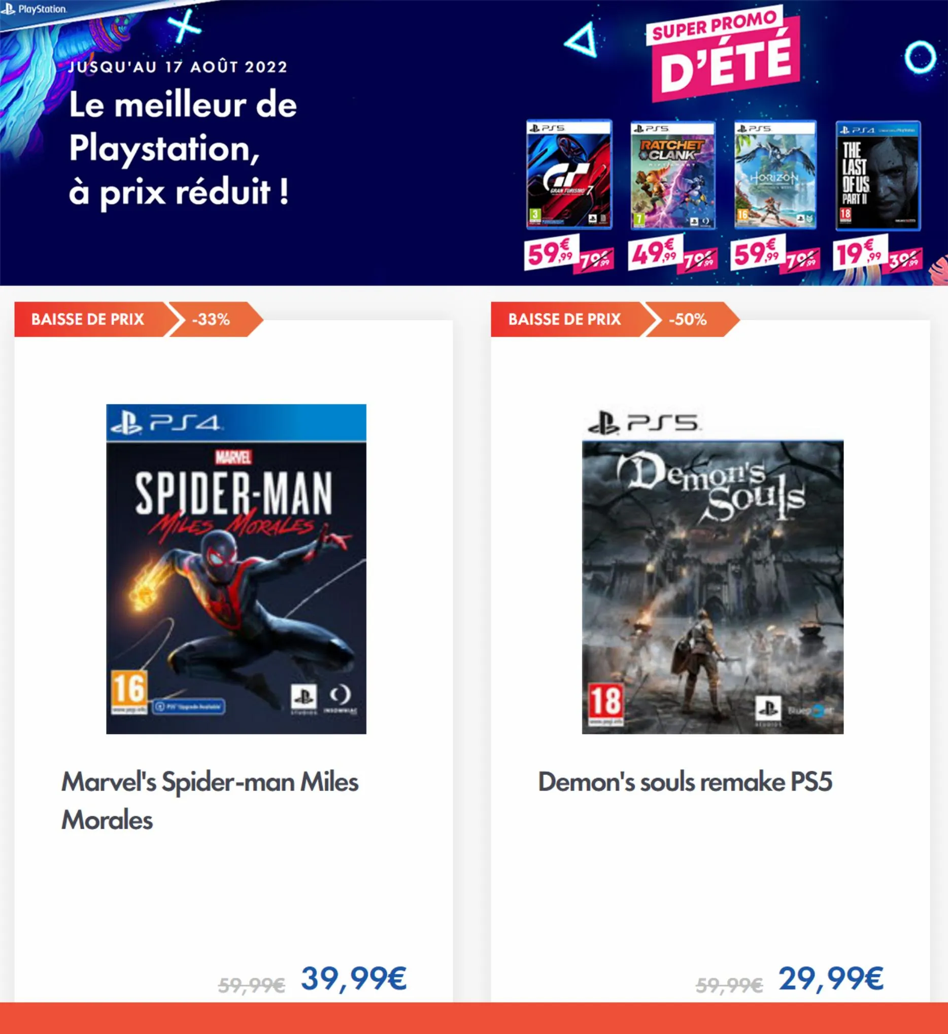 Catalogue Le meilleur de Playstation!, page 00004