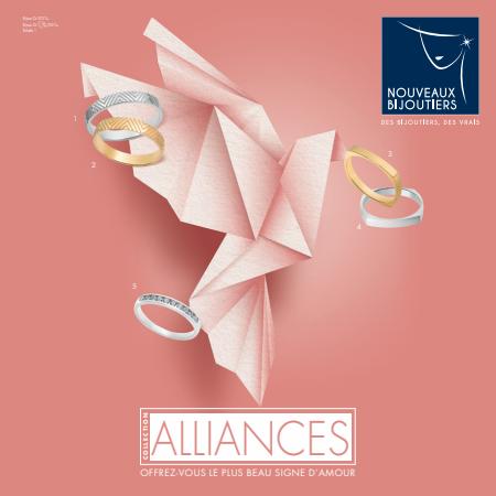 Promos de Bijouteries à Bordeaux | Catalogue ALLIANCES 2021 2022 sur NOUVEAUX BIJOUTIERS | 10/12/2021 - 30/06/2022