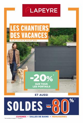 Catalogue Lapeyre à Toulouse | LES CHANTIERS DES VACANCES | 01/07/2022 - 18/07/2022