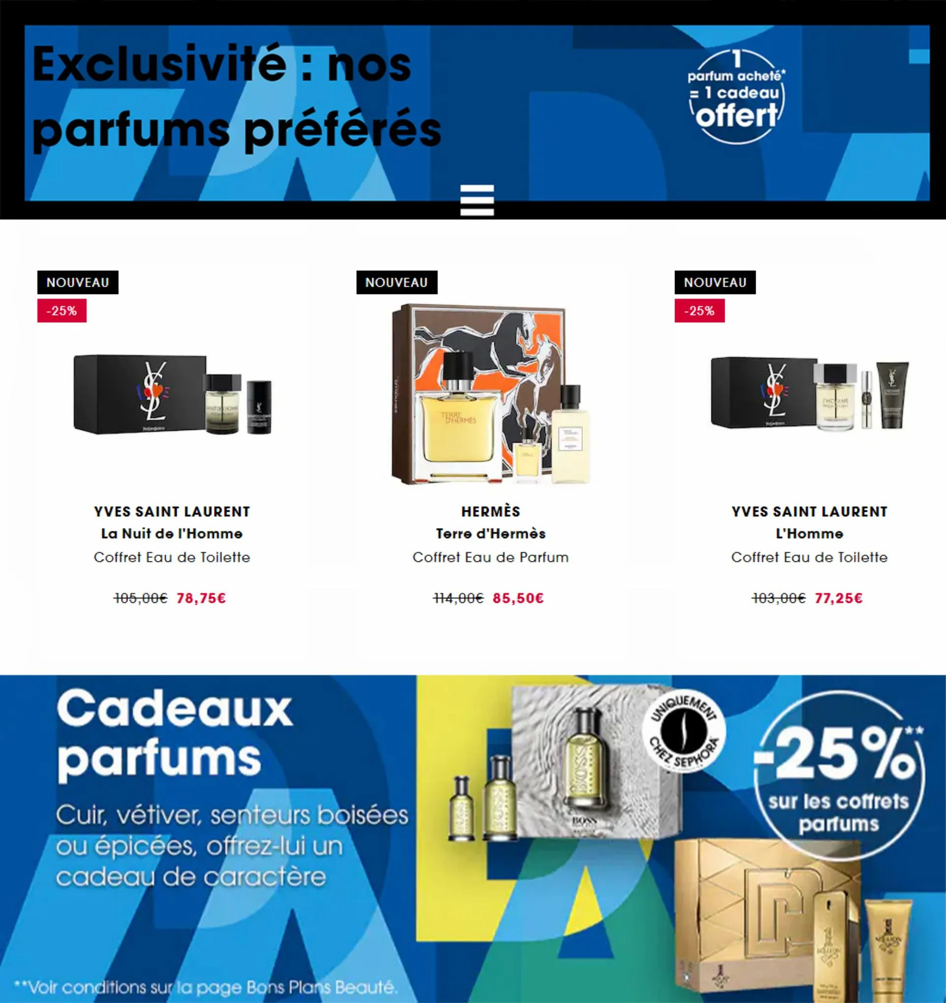 Catalogue -25% Sur Les COFFRETS PARFUMS, page 00003