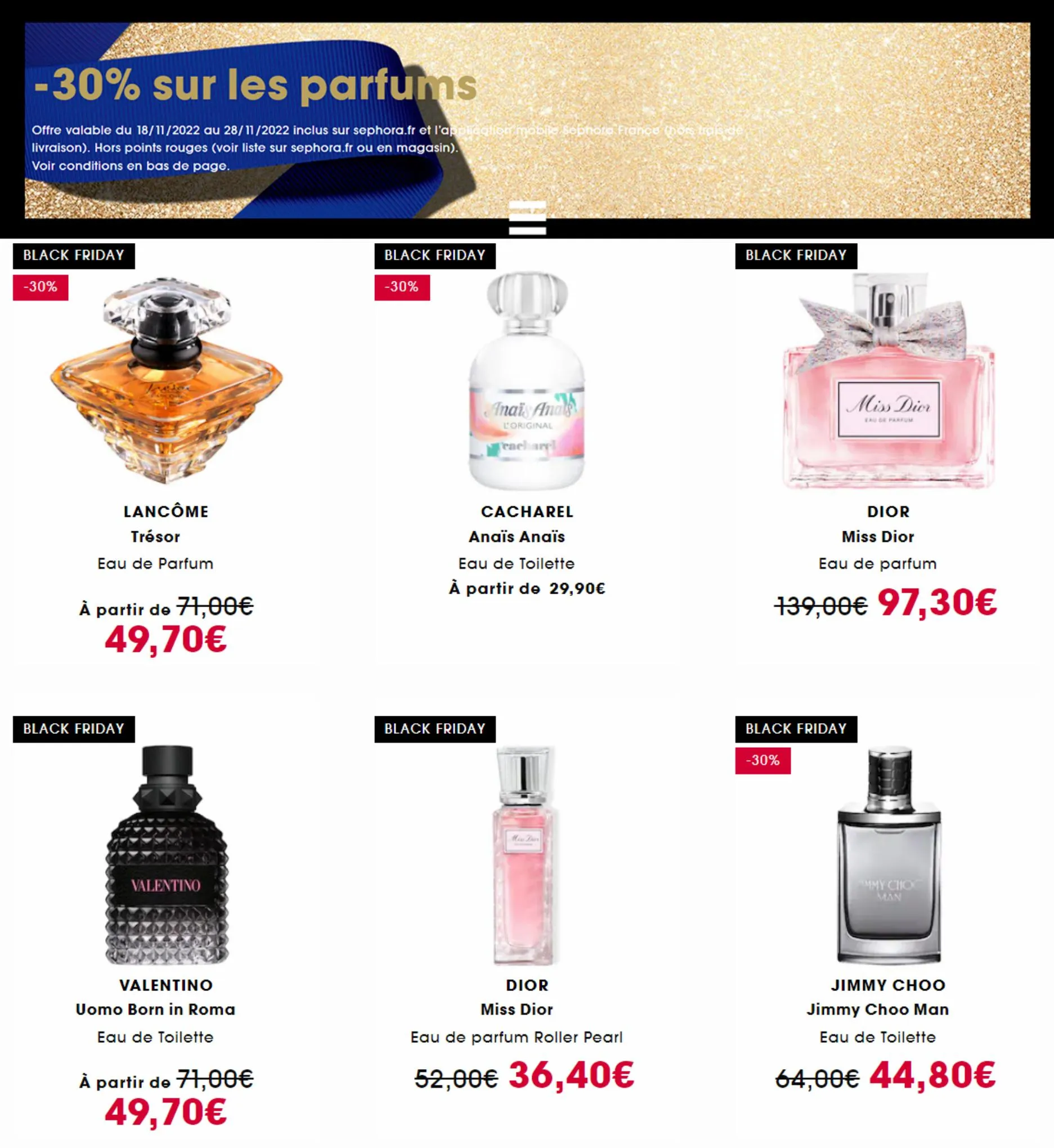 Catalogue Offres Sephora Black Friday, page 00004