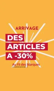 Promos de Bazar et Déstockage à Paris | Offres Speciales  sur Au Fil des Marques | 23/05/2023 - 06/06/2023