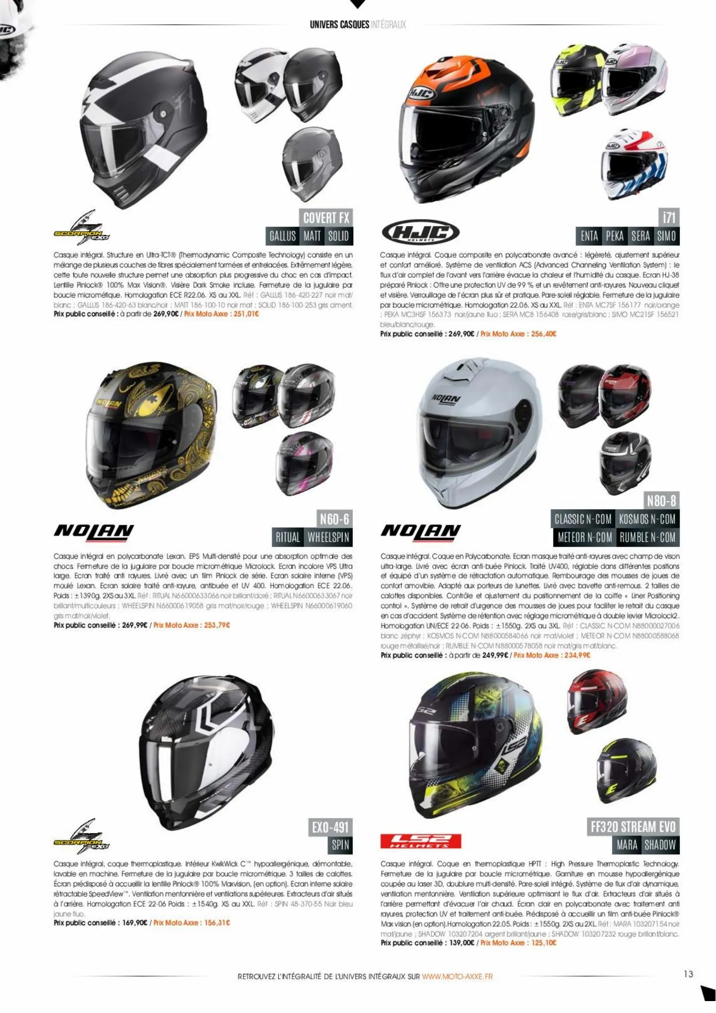 Catalogue Catalogue Moto Axxe 2023, page 00013