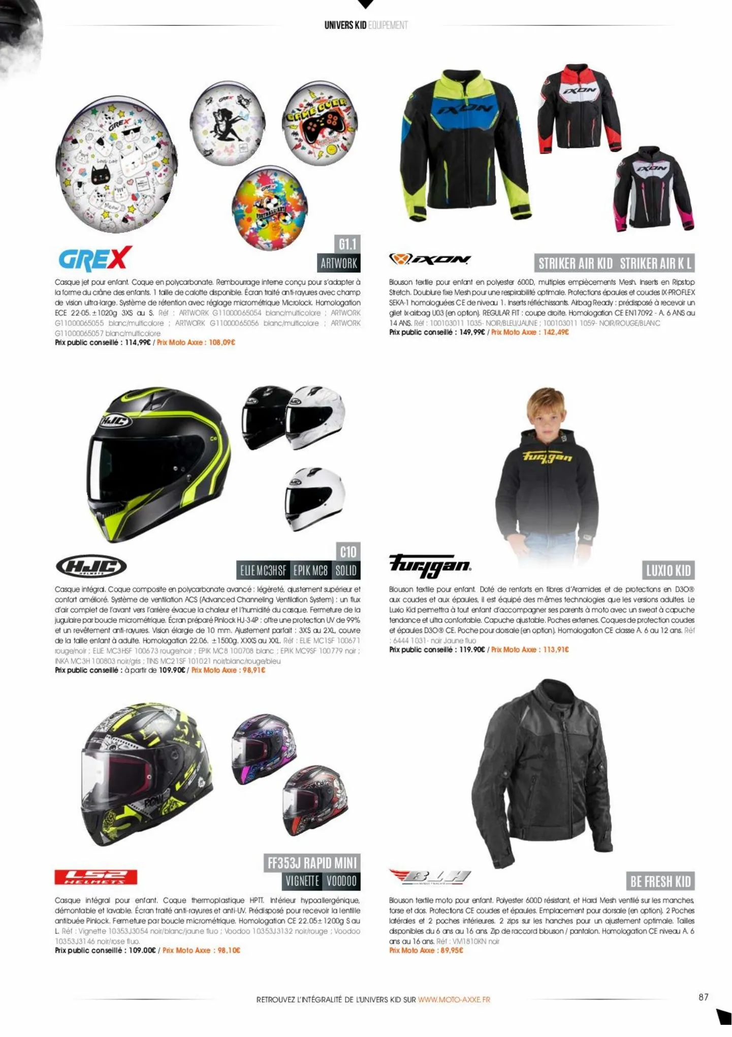 Catalogue Catalogue Moto Axxe 2023, page 00087