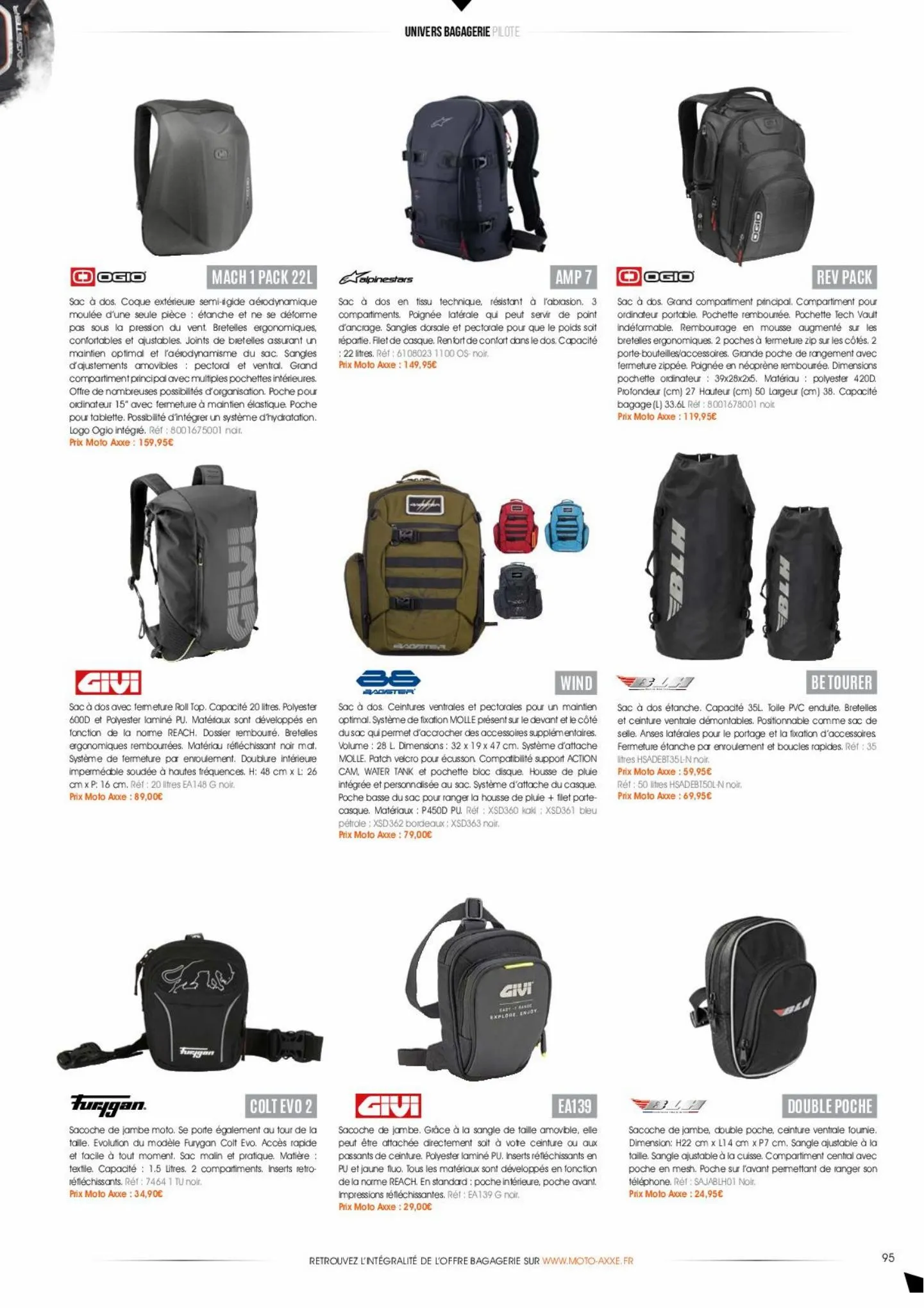Catalogue Catalogue Moto Axxe 2023, page 00095