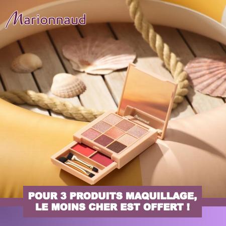 Promos de Parfumeries et Beauté à Nice | Pour 3 produits maquillage, le moins cher est offert ! sur Marionnaud | 17/06/2022 - 30/06/2022