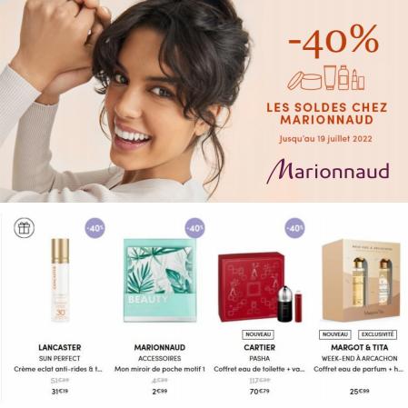Catalogue Marionnaud | SOLDES -40% | 01/07/2022 - 03/07/2022