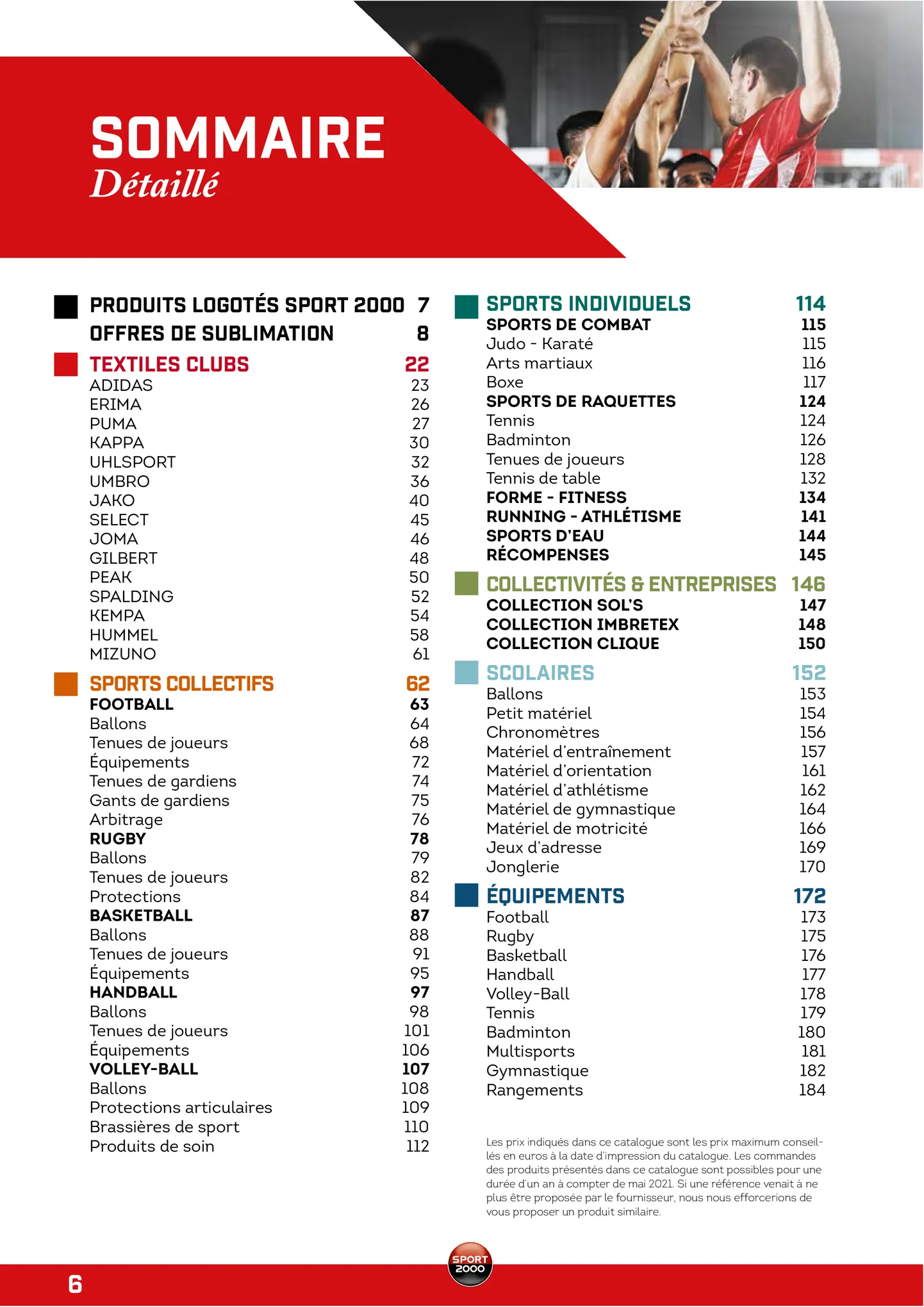 Catalogue CATALOGUE CLUBS & CO 2021-2022, page 00006