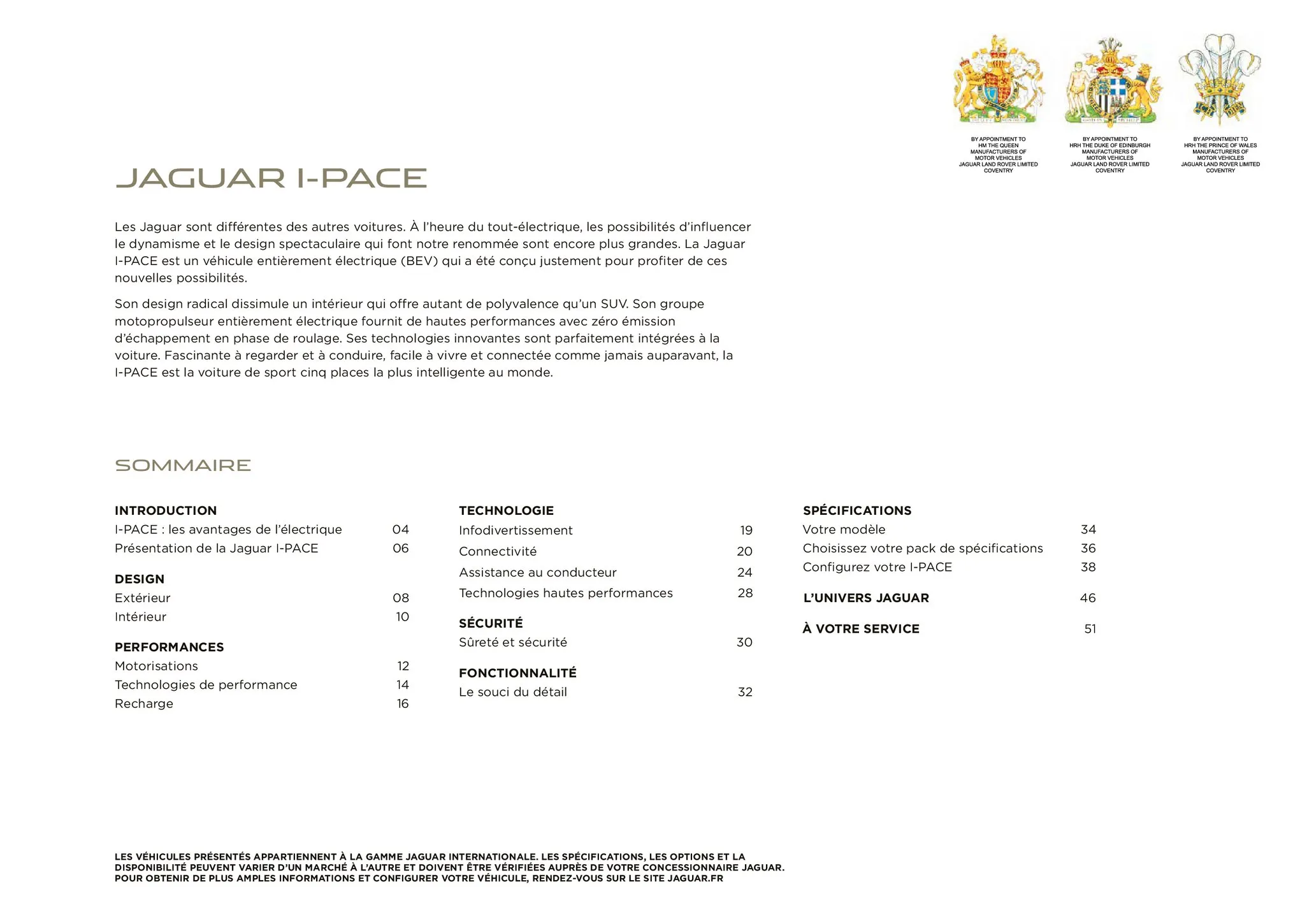 Catalogue Jaguar I-Pace, page 00003
