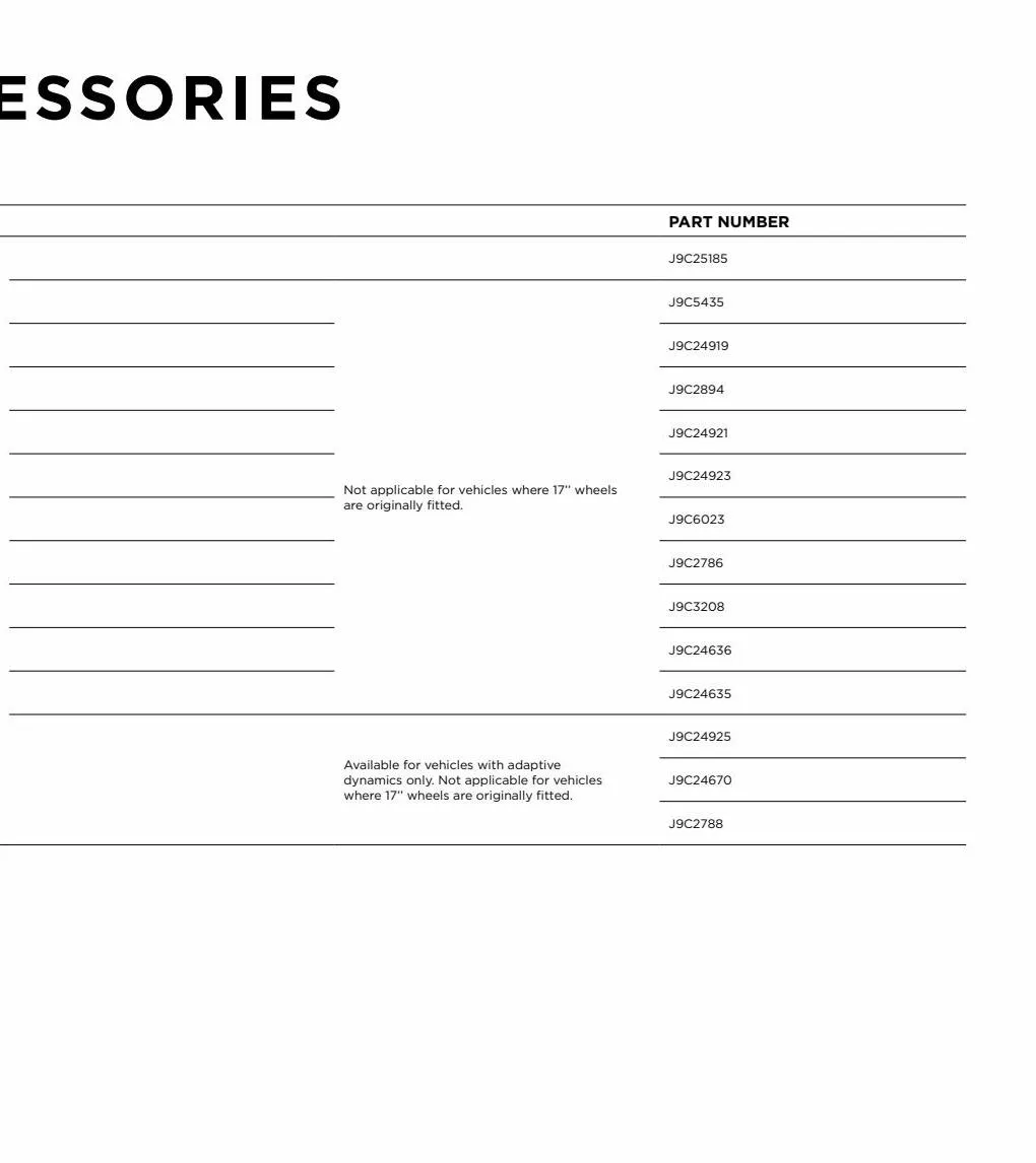 Catalogue E-PACE Accessories, page 00077