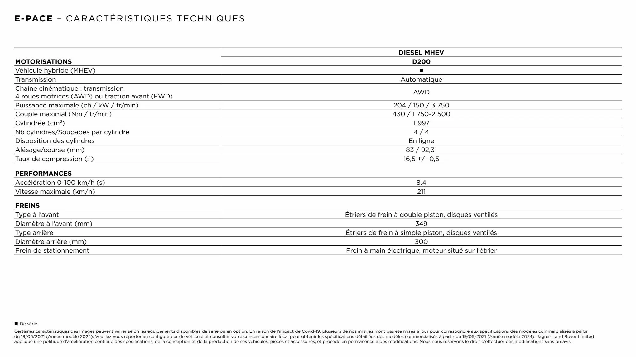 Catalogue Jaguar-E-PACE, page 00002