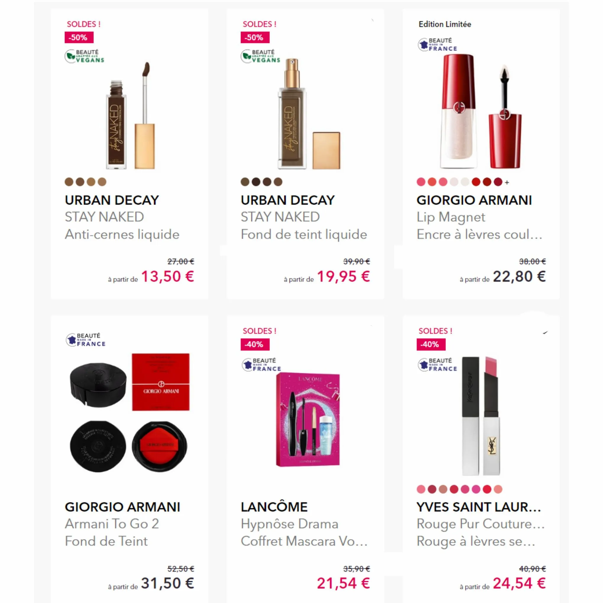 Catalogue Petits prix sur le maquillage, page 00008