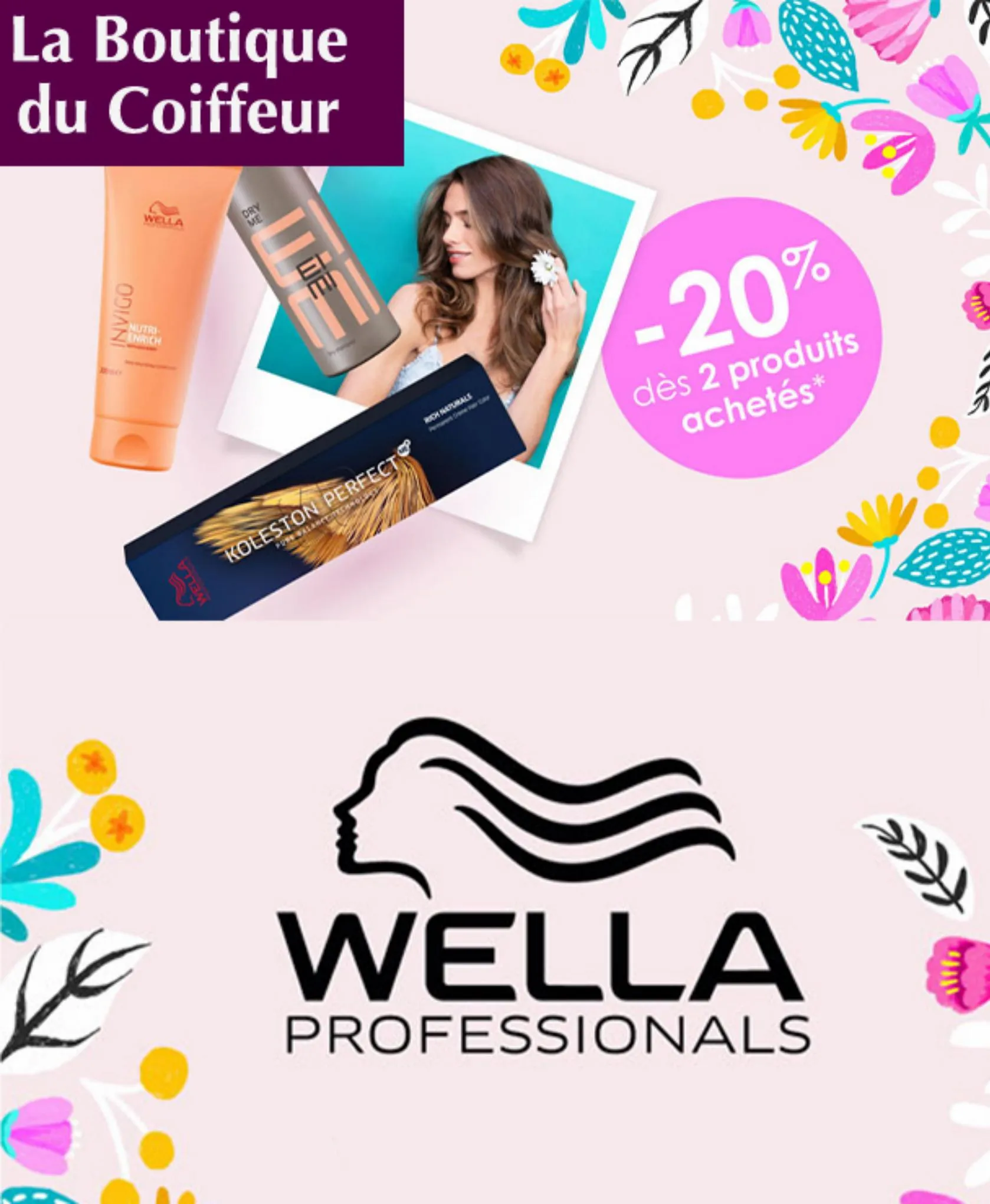 Catalogue OFFRE ROUTINE COULEUR SOIN COIFFAGE WELLA!, page 00001