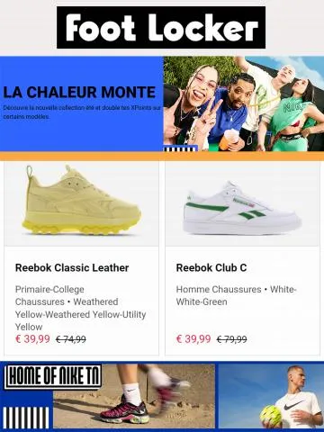 Promos Reebok -30%!