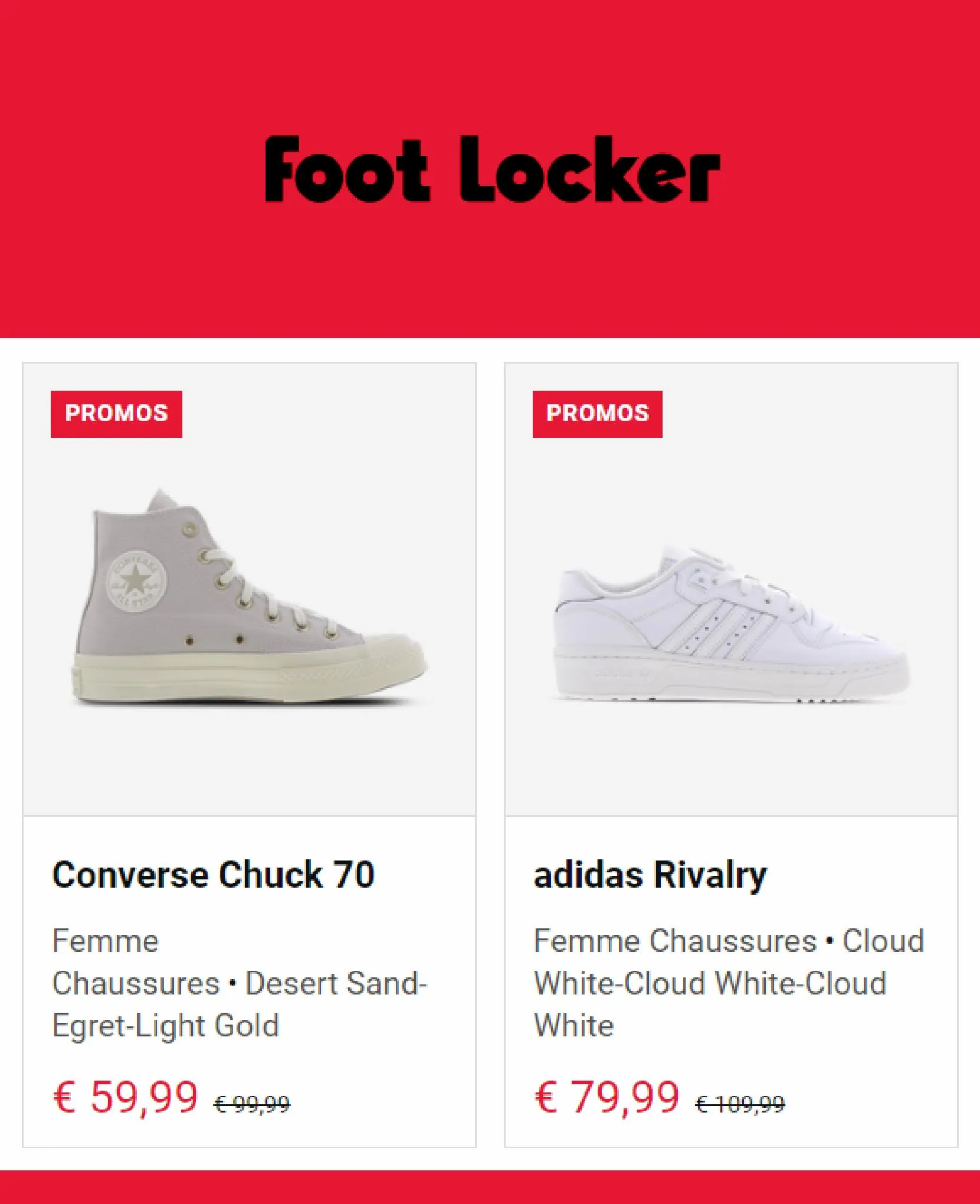 Catalogue Promos Foot Locker, page 00003