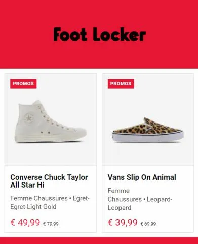 Catalogue Foot Locker | Promos Foot Locker | 30/05/2023 - 13/06/2023