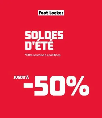 SOLDES D'ÉTÉ -50%!
