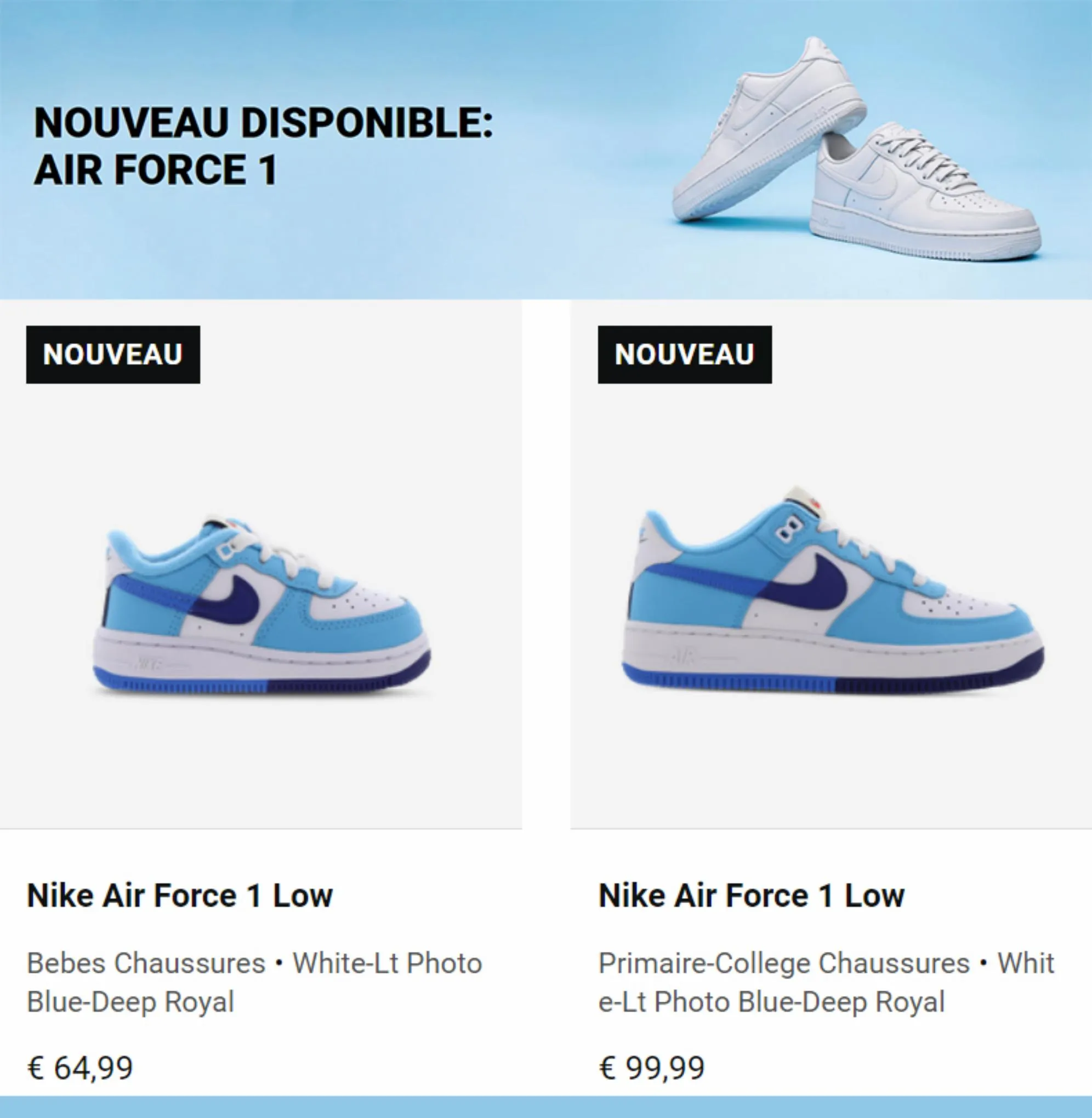 Catalogue Nouveauté Collection Footlocker, page 00003